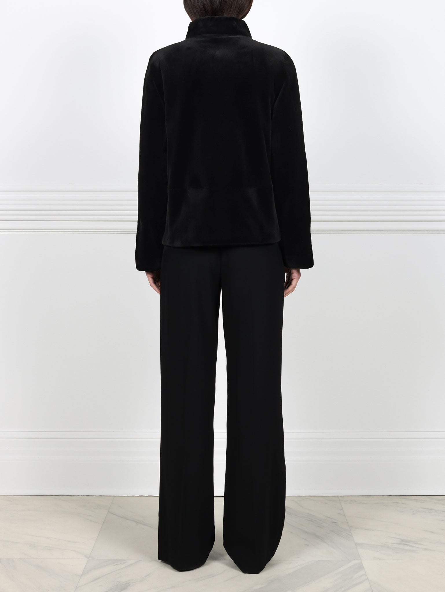 The River Cross Mink and Sheared Mink Jacket