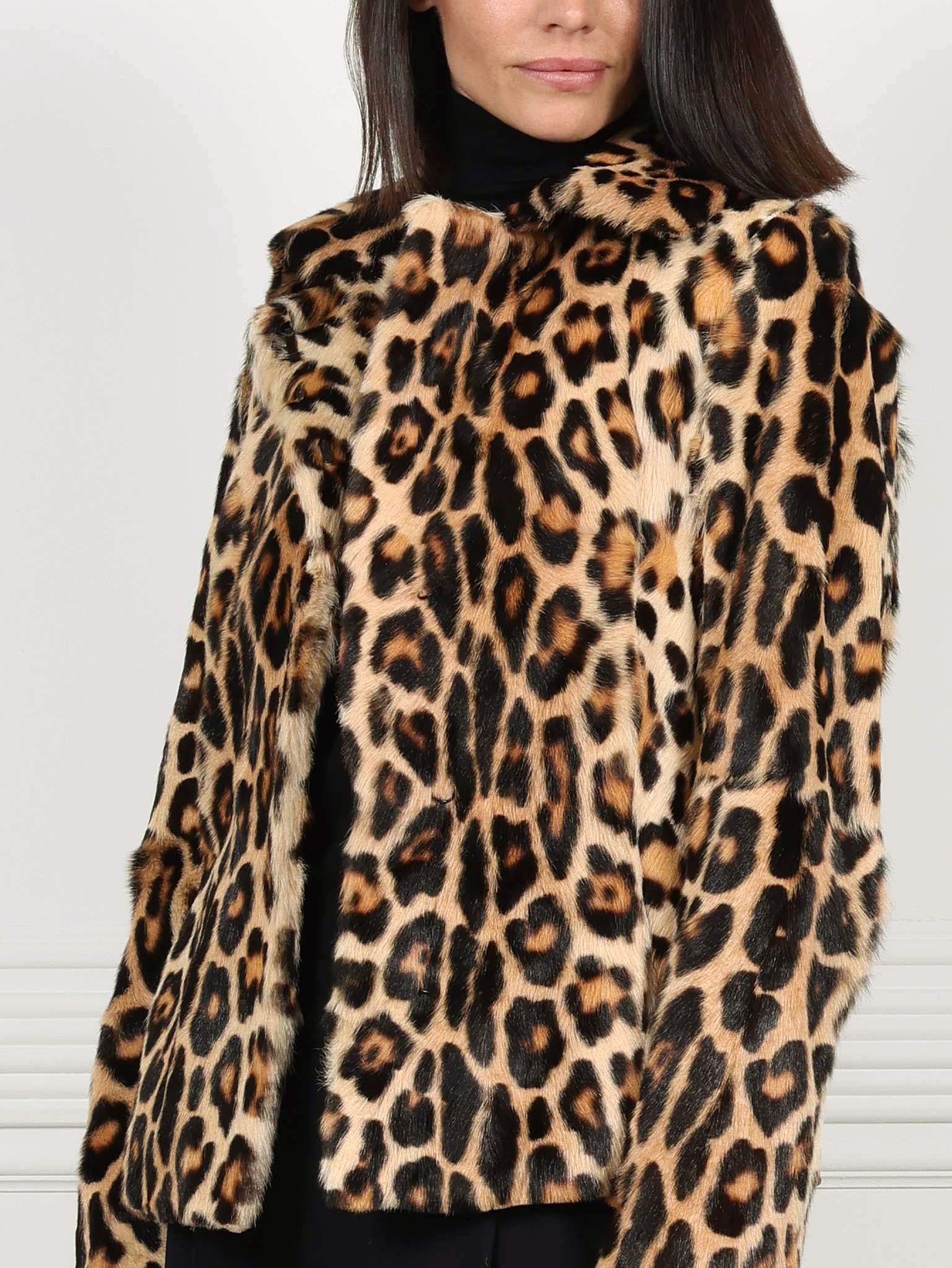 The Anais Leopard Printed Shearling