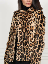 The Anais Leopard Printed Shearling
