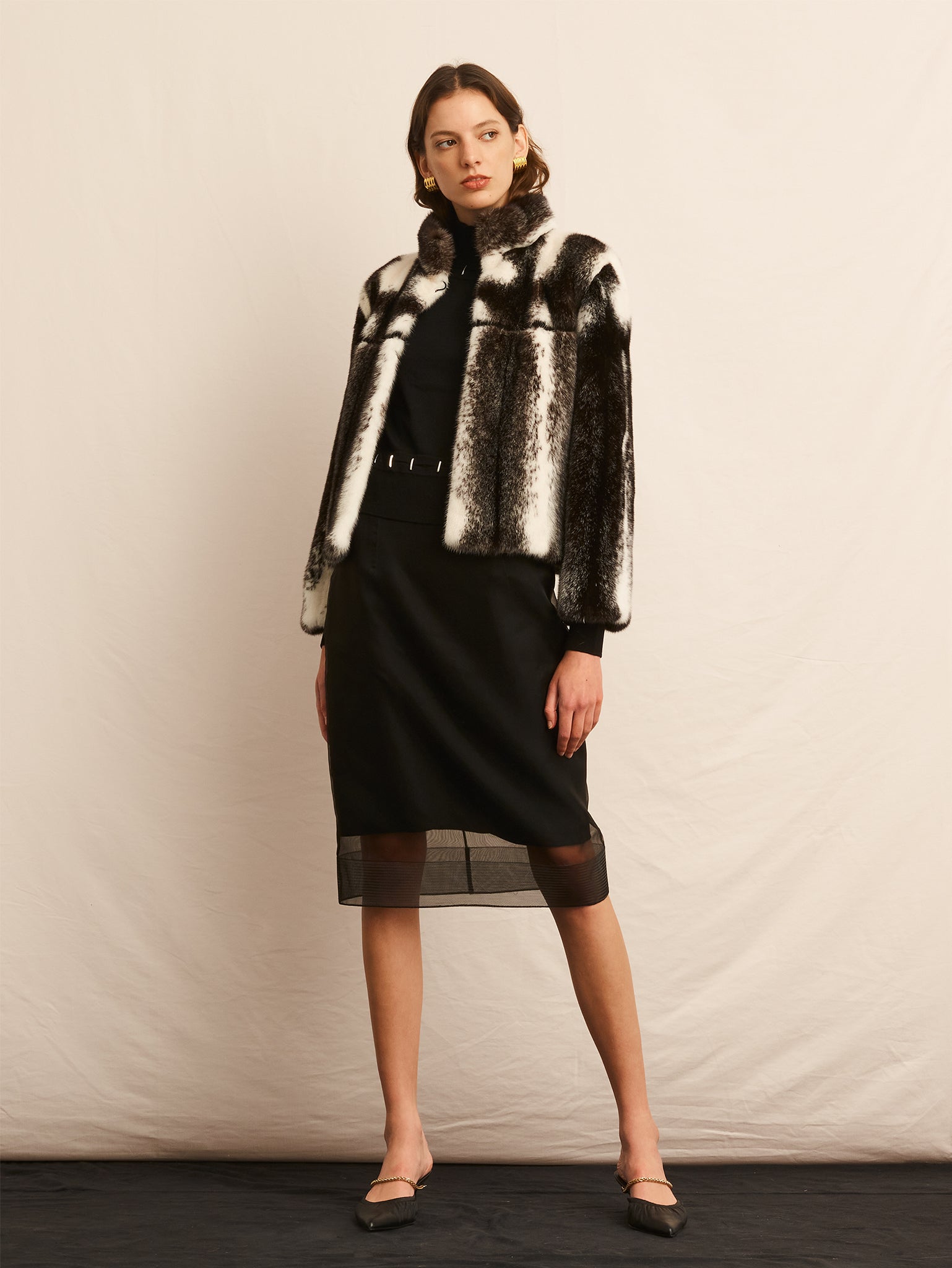 The Sawyer Cross Mink Fur Jacket