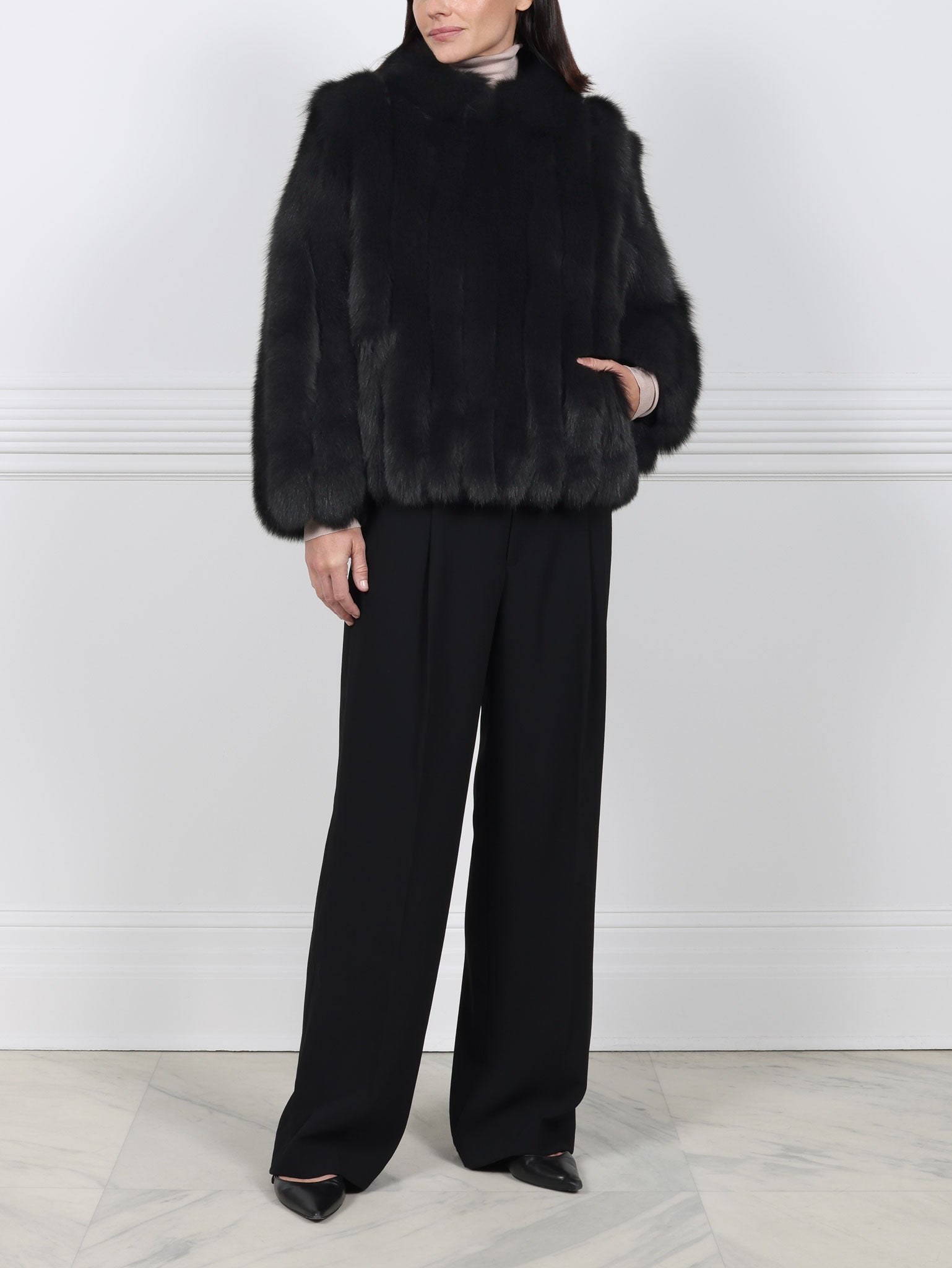 The Sawyer Fox Fur Jacket
