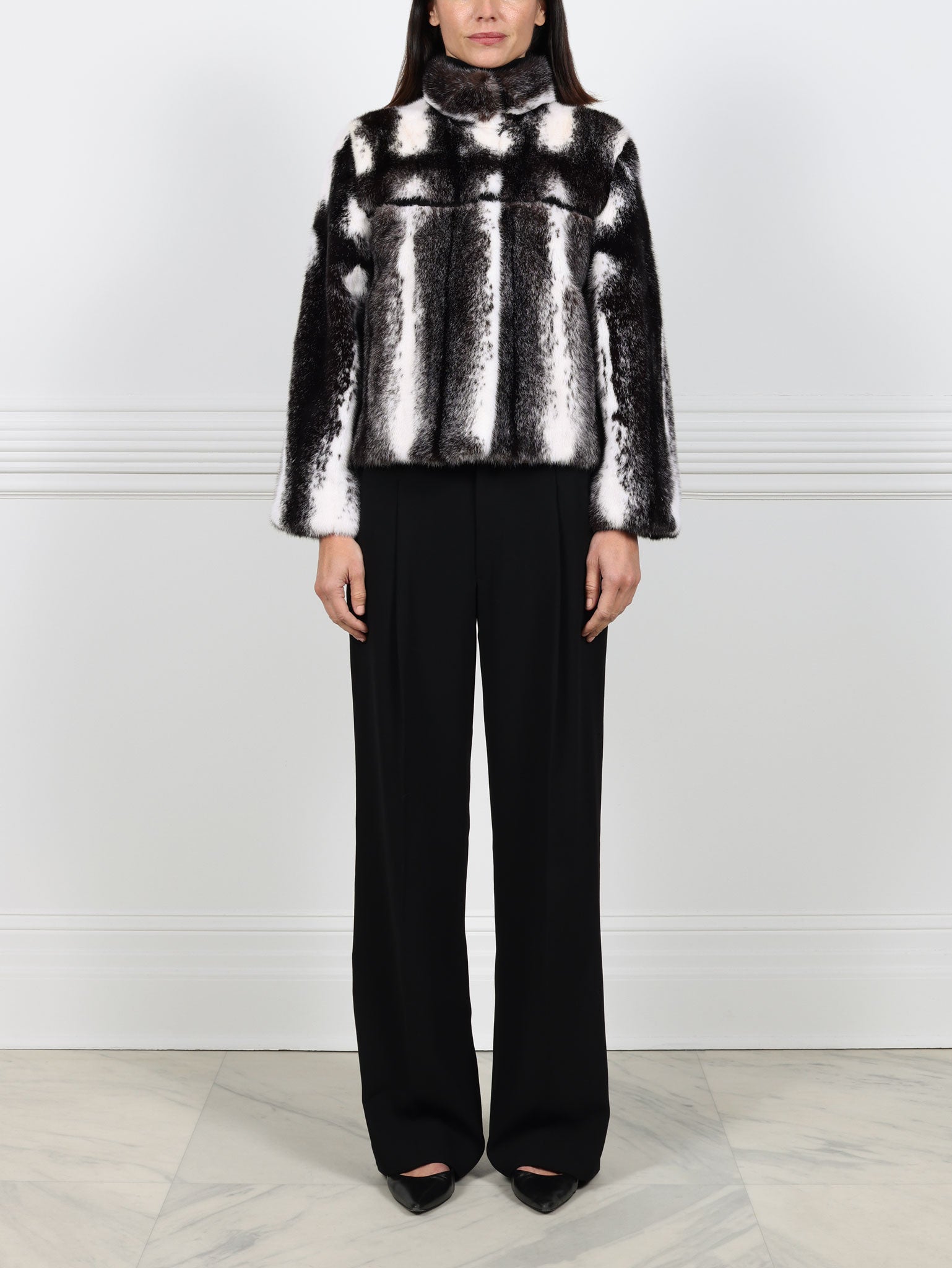 The Sawyer Cross Mink Fur Jacket