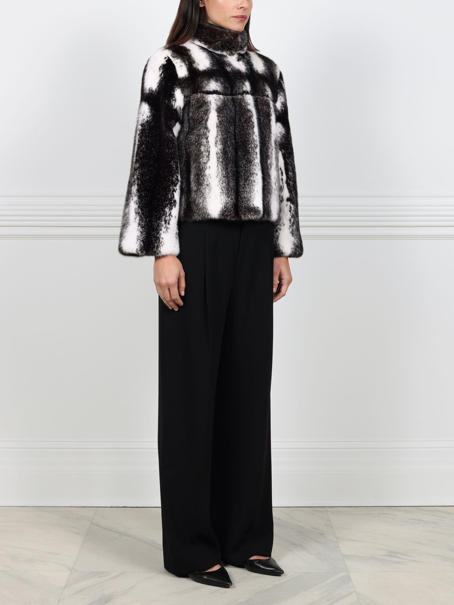 The Sawyer Cross Mink Fur Jacket