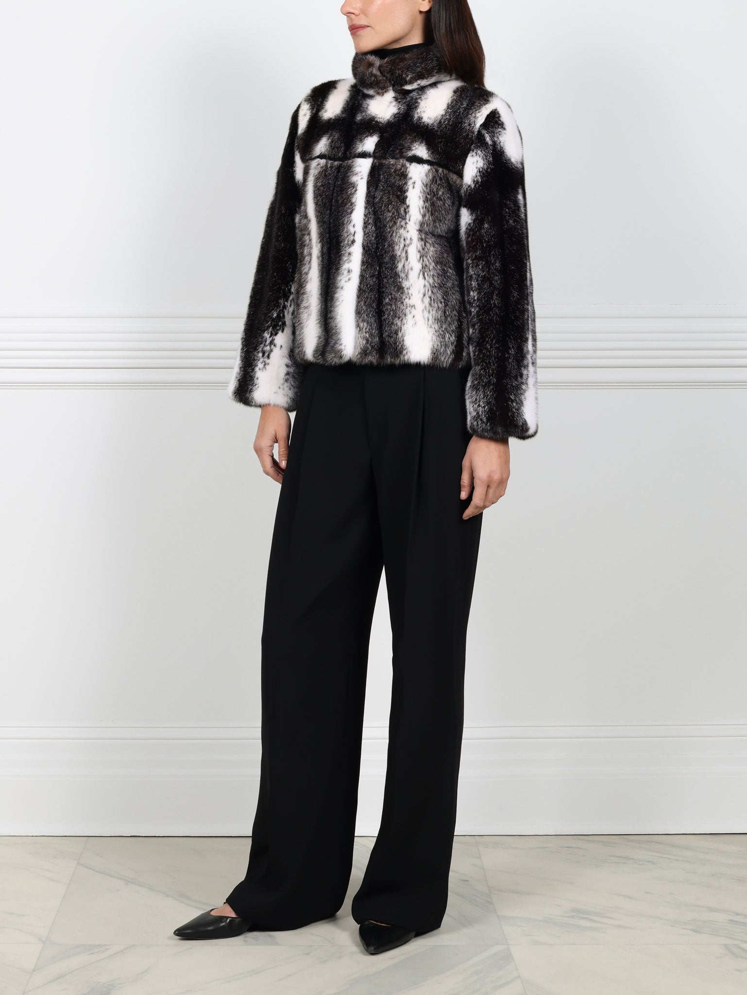 The Sawyer Cross Mink Fur Jacket