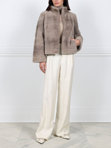 The Wren Mink Fur Jacket