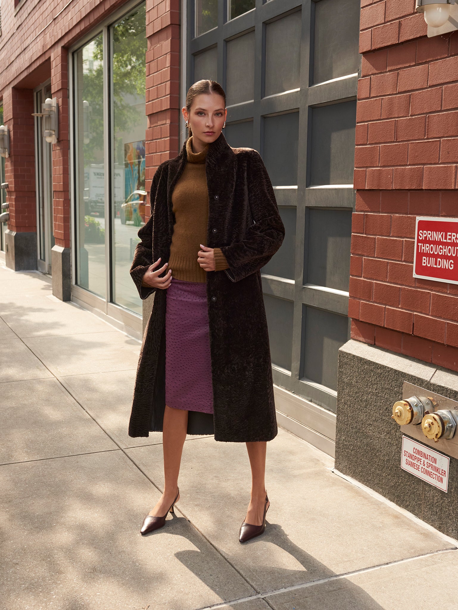 The Cleo Reversible  Shearling Coat