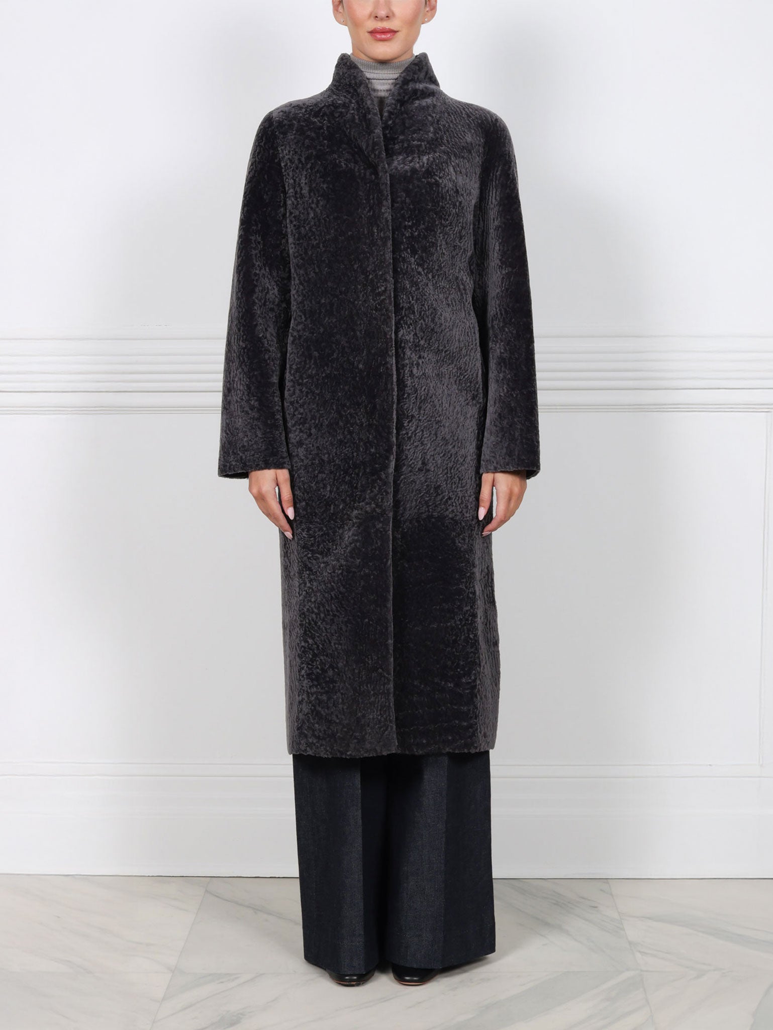 The Cleo Reversible  Shearling Coat
