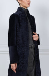 The Cleo Curly Shearling Coat