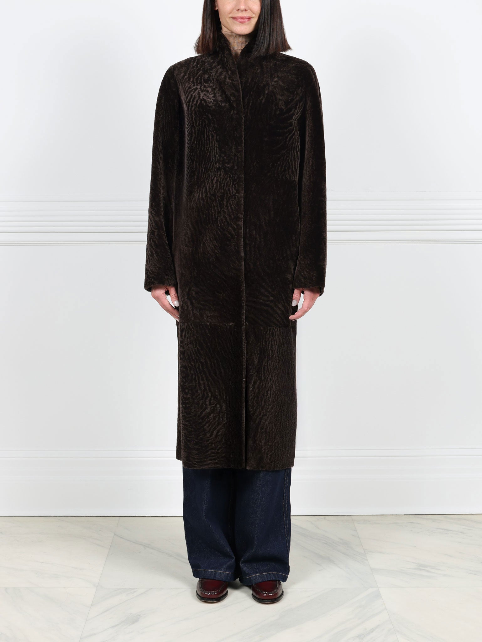 The Cleo Reversible  Shearling Coat
