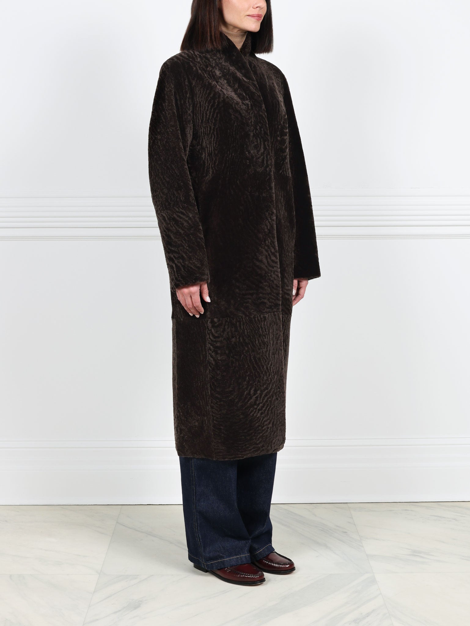 The Cleo Reversible  Shearling Coat