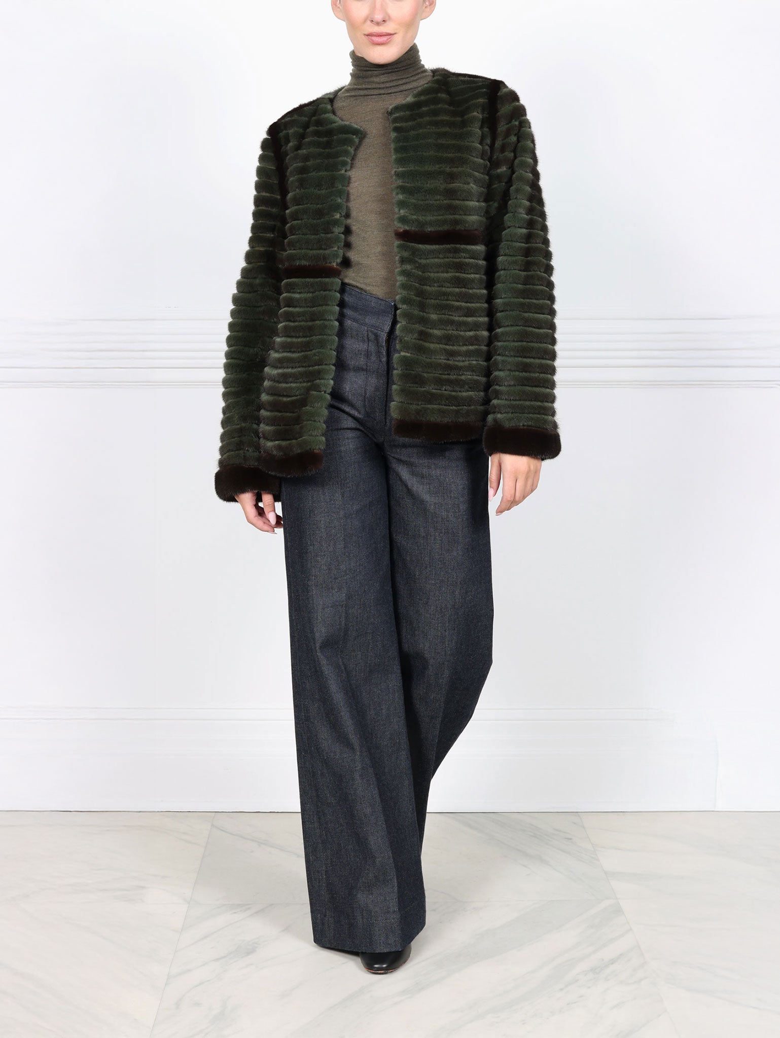 The Finley  Mink Fur Jacket