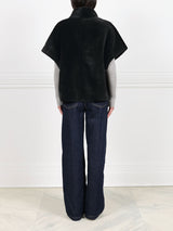 The Alyssa  Shearling Cocoon Vest