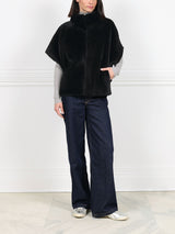 The Alyssa  Shearling Cocoon Vest