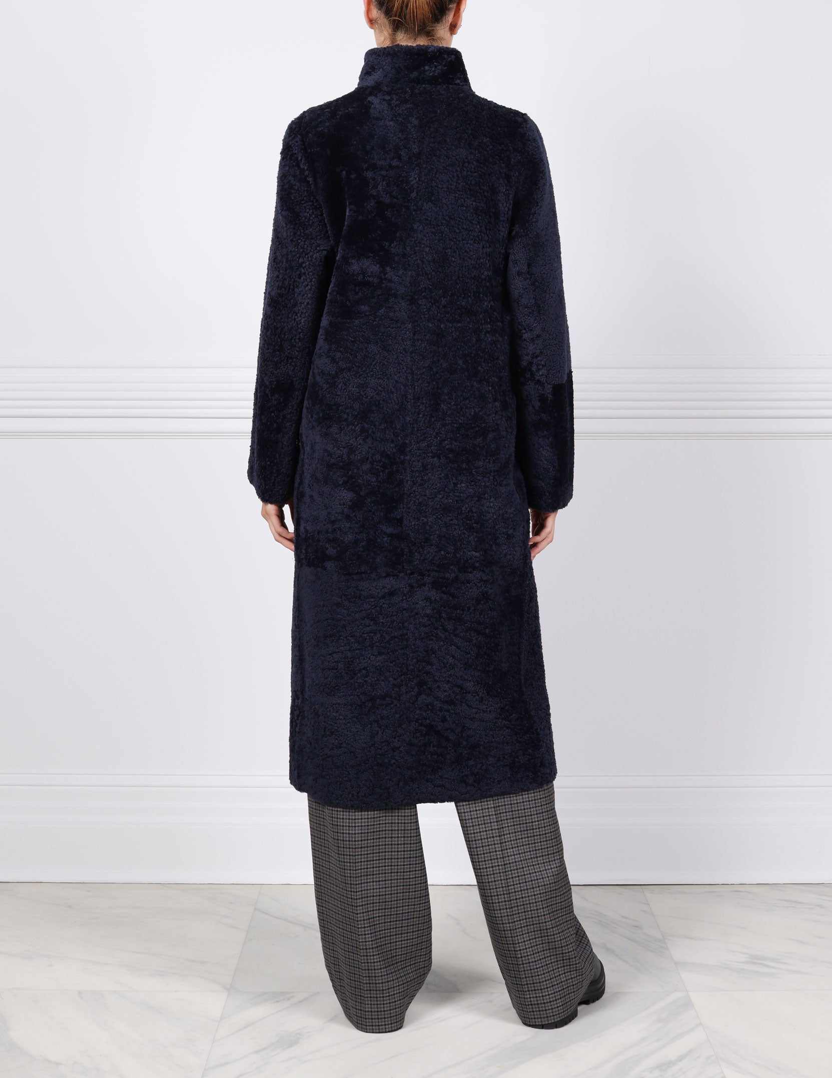The Cleo Curly Shearling Coat