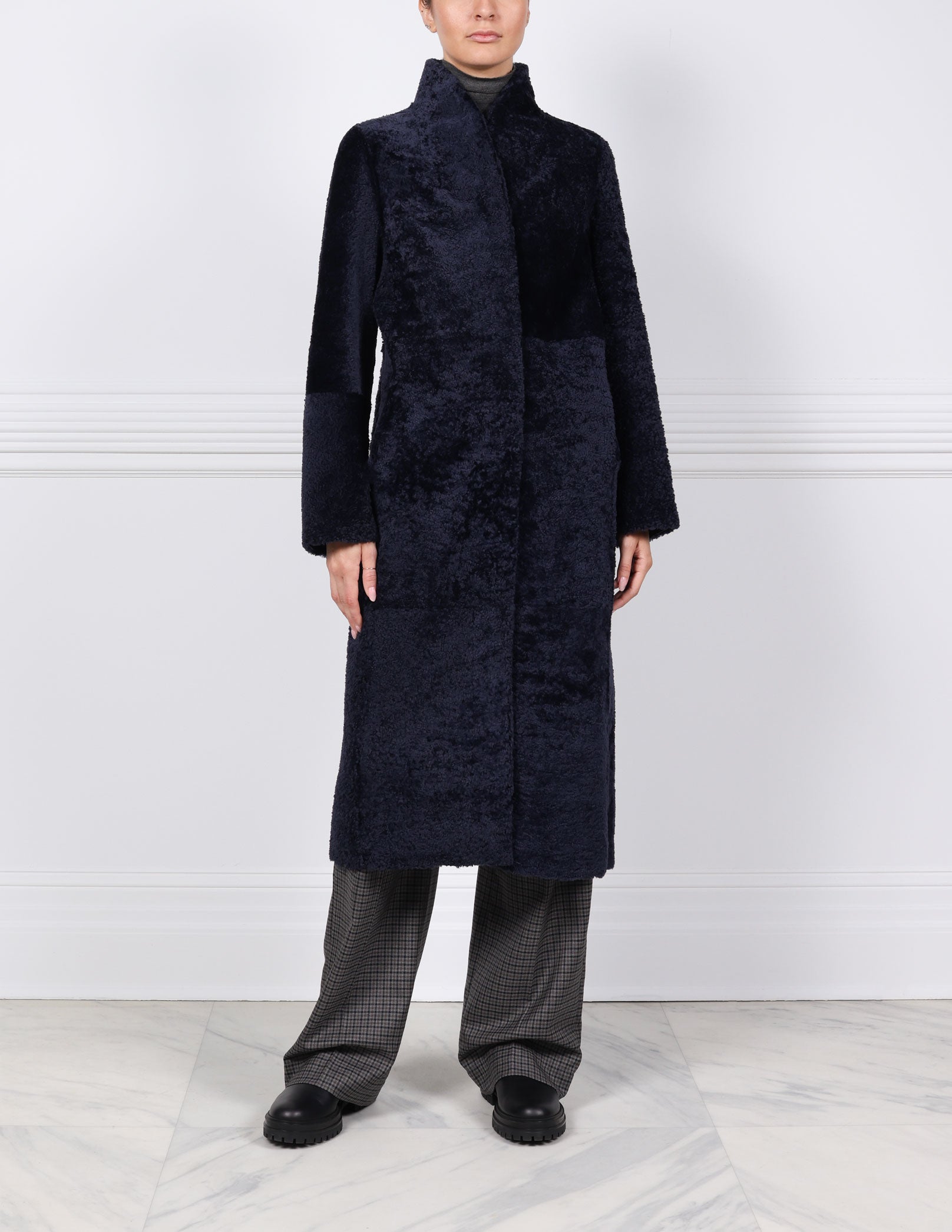 The Cleo Curly Shearling Coat