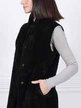 The Rondi Sheared Cosmos Shearling Vest
