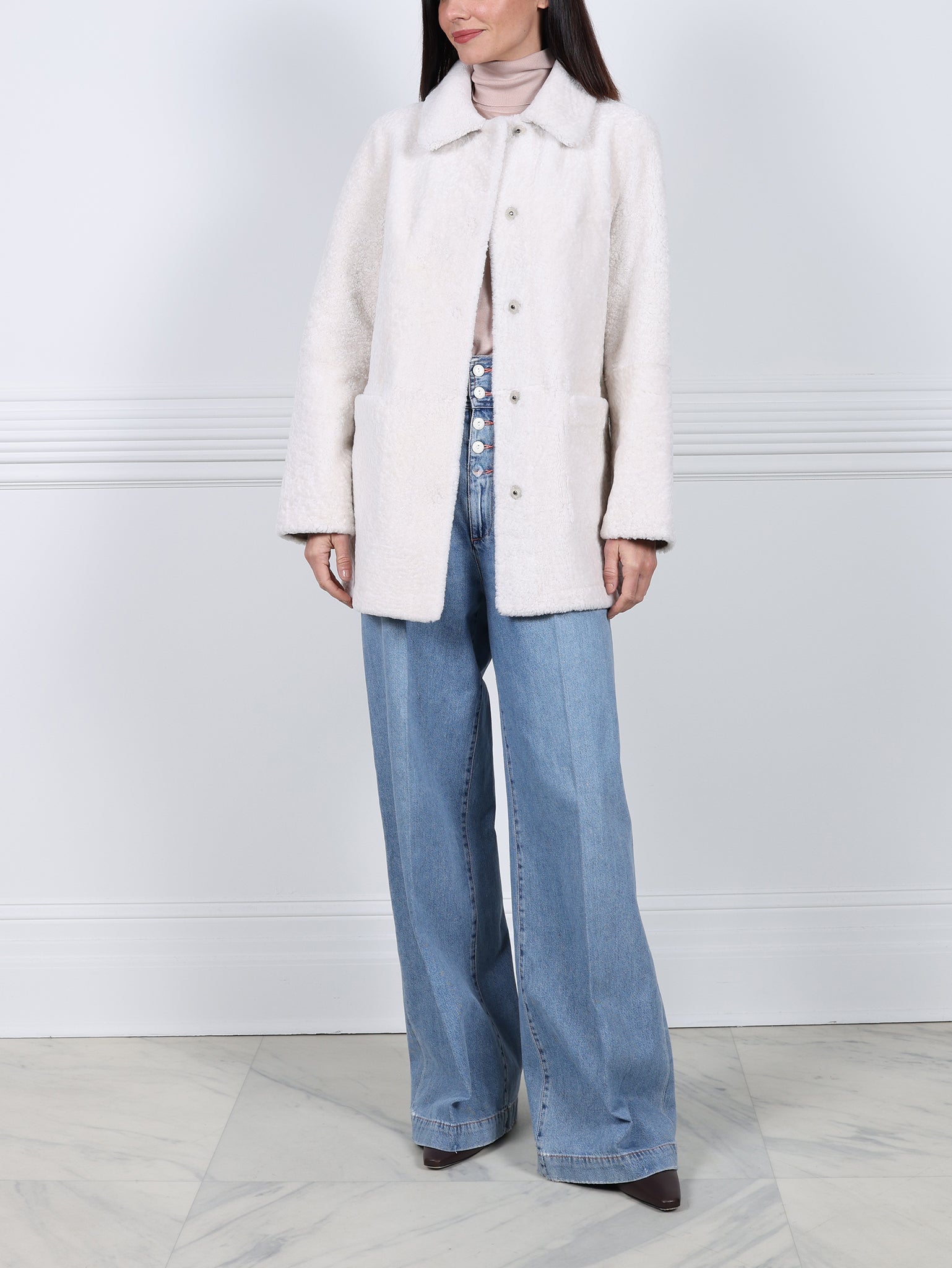 The Stasia Reversible Shearling Jacket