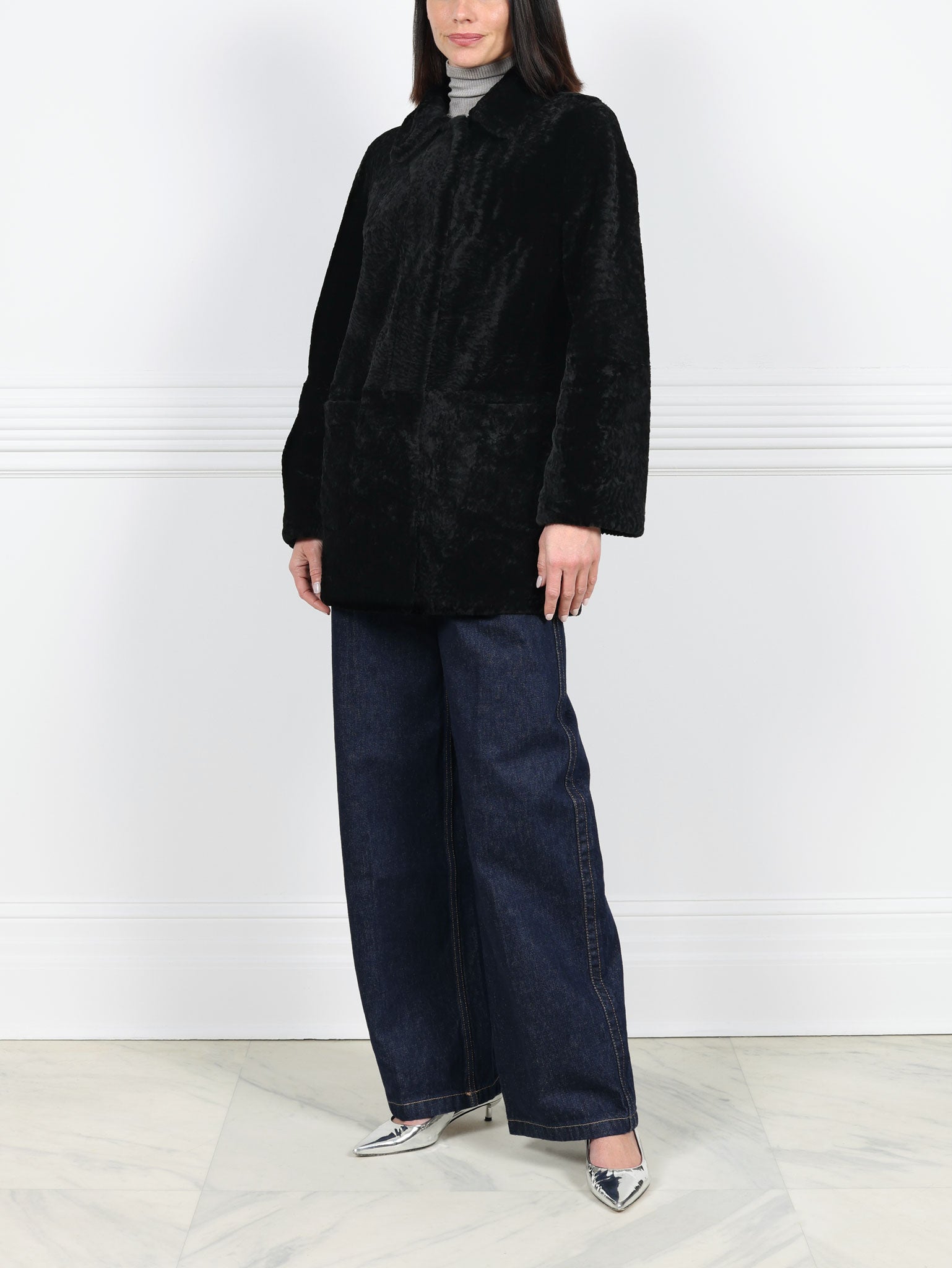 The Stasia Reversible Shearling Jacket