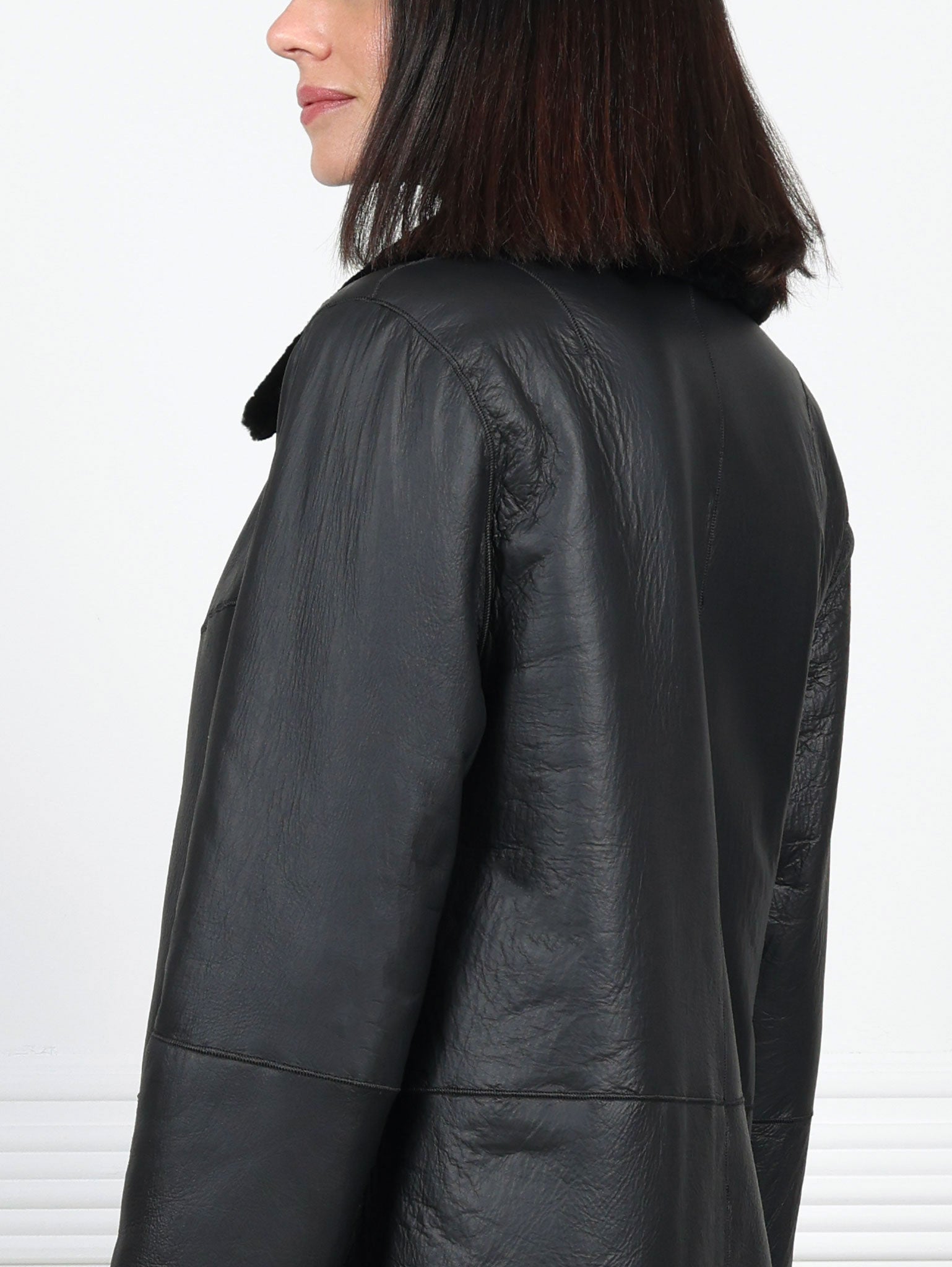 The Stasia Reversible Shearling Jacket