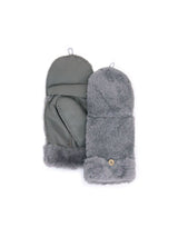 Shearling Fold Over Mittens
