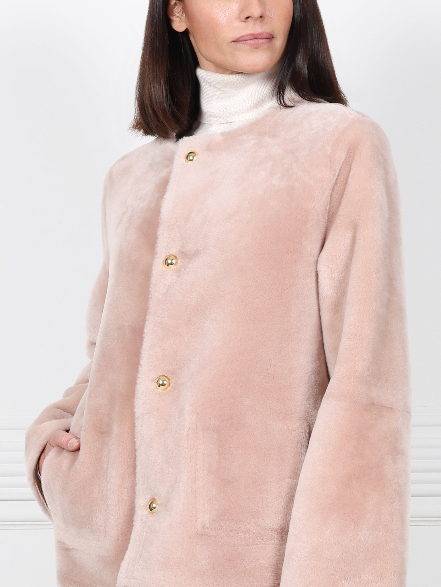 The Farrah Reversible Shearling Jacket
