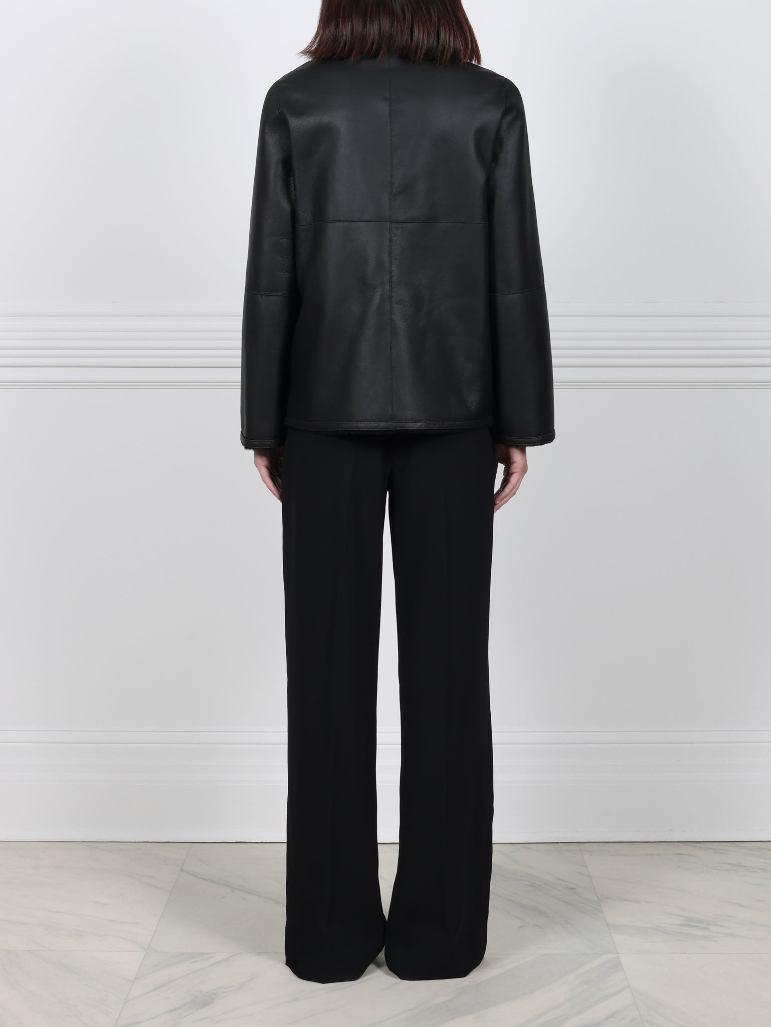 The Farrah Reversible Shearling Jacket