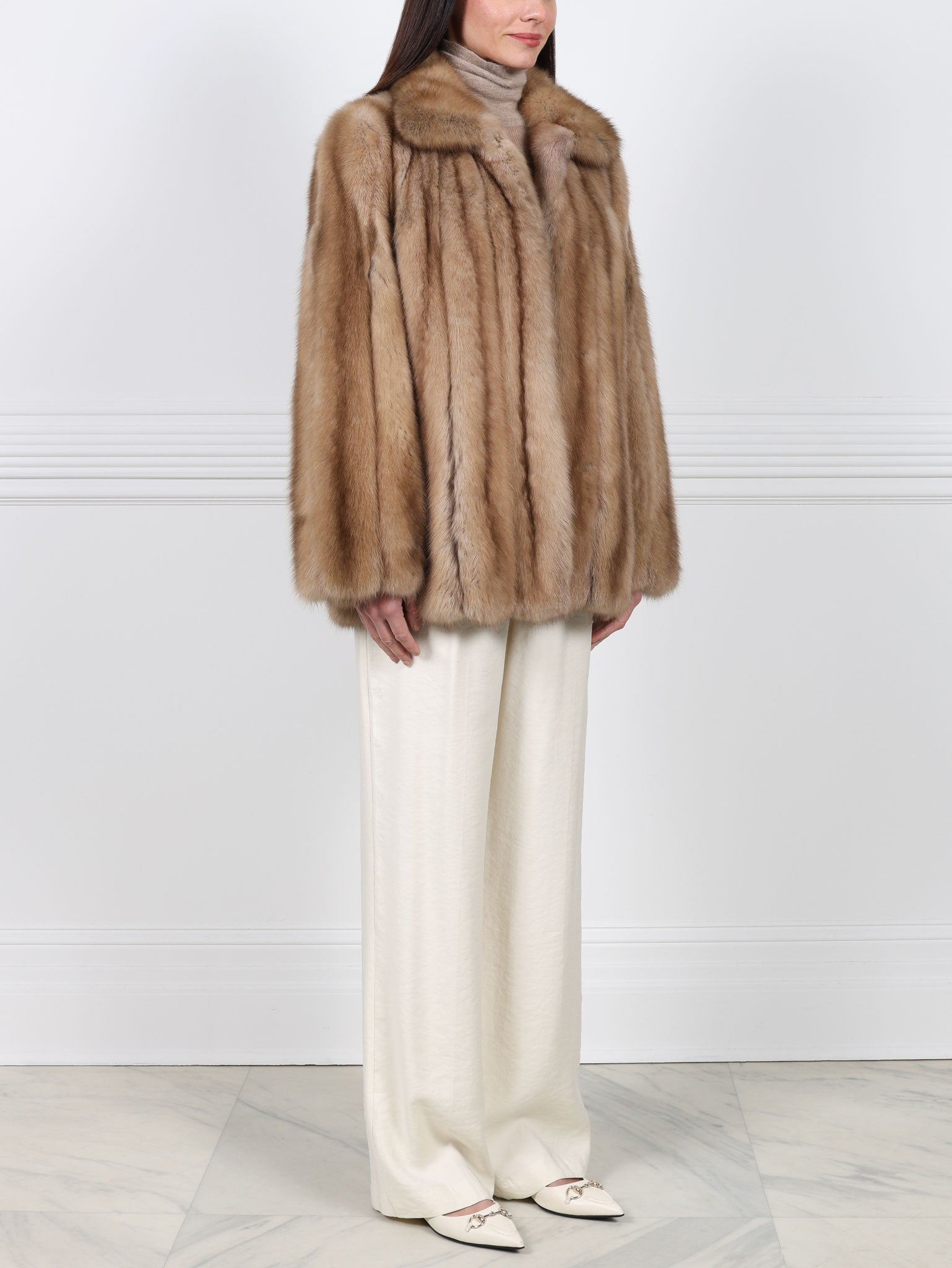 The Honey Sable Fur Jacket
