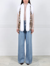 The Upcycled Spotted Fur Vest