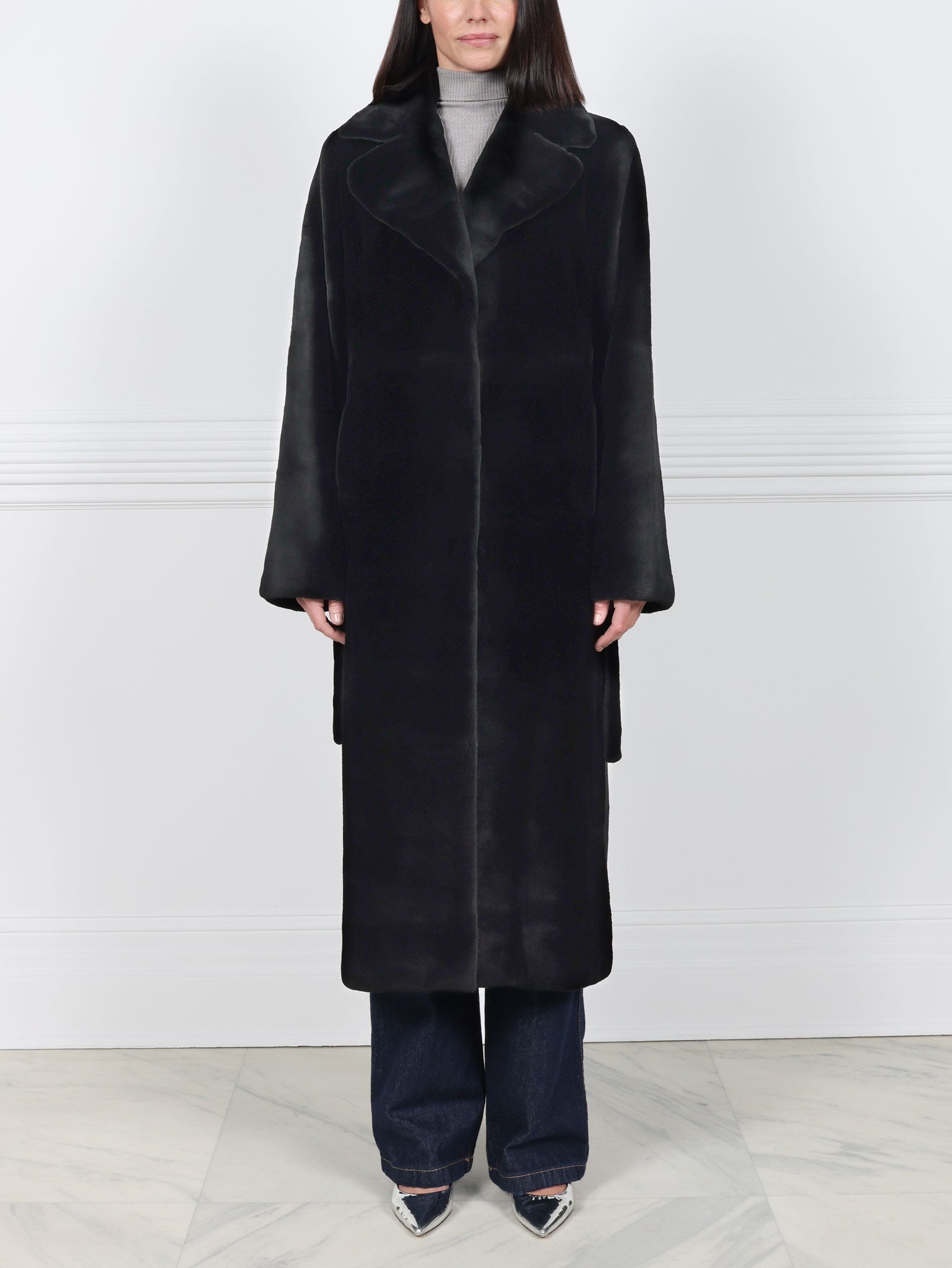 The Kira Sheared Mink Coat