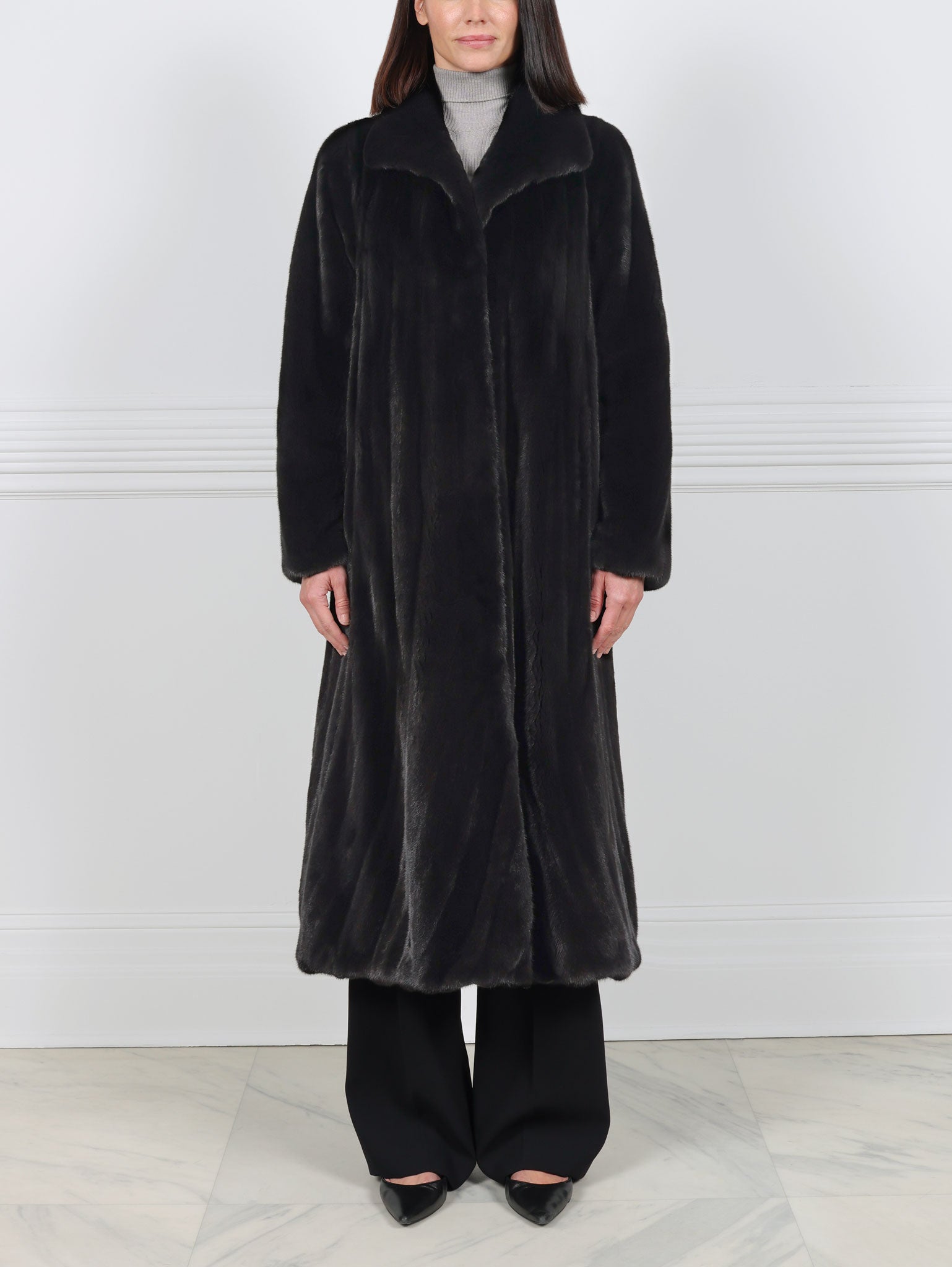 The Swirl Mink Fur Coat