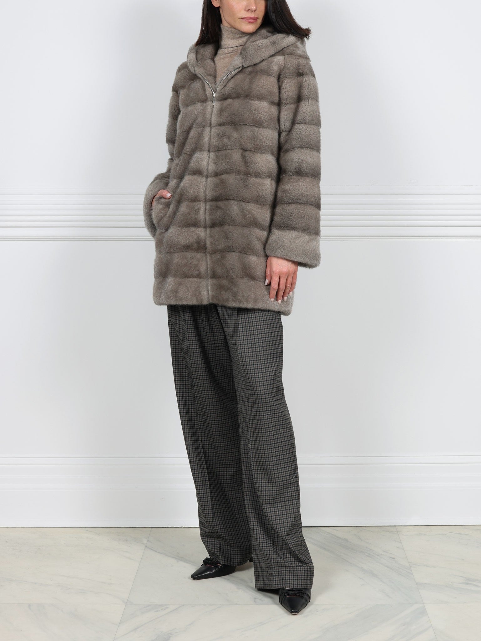 The Maggie Mink Fur Jacket
