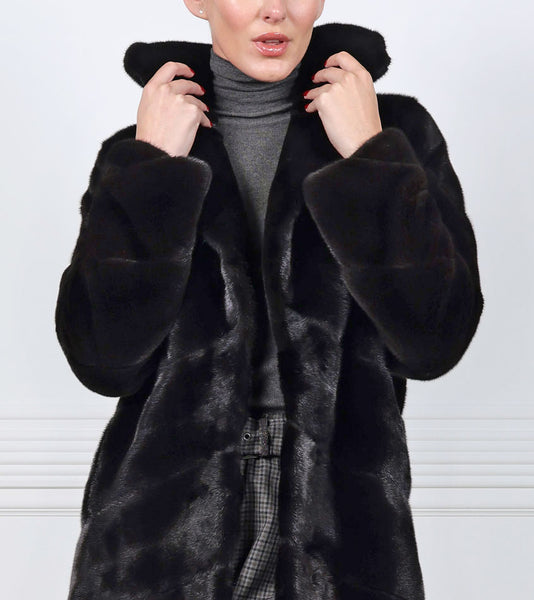 アメリヴィンテージ ECO MINK FUR COAT Vintage Mink Fur EMBA the American Mink Autumn Haze Natural