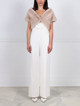 The Bridal Collection - The Ansley Mink Fur Shrug