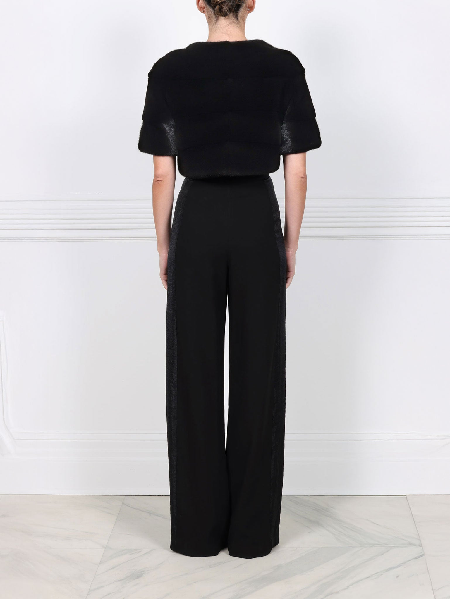 The Stratus Mink Fur Shrug