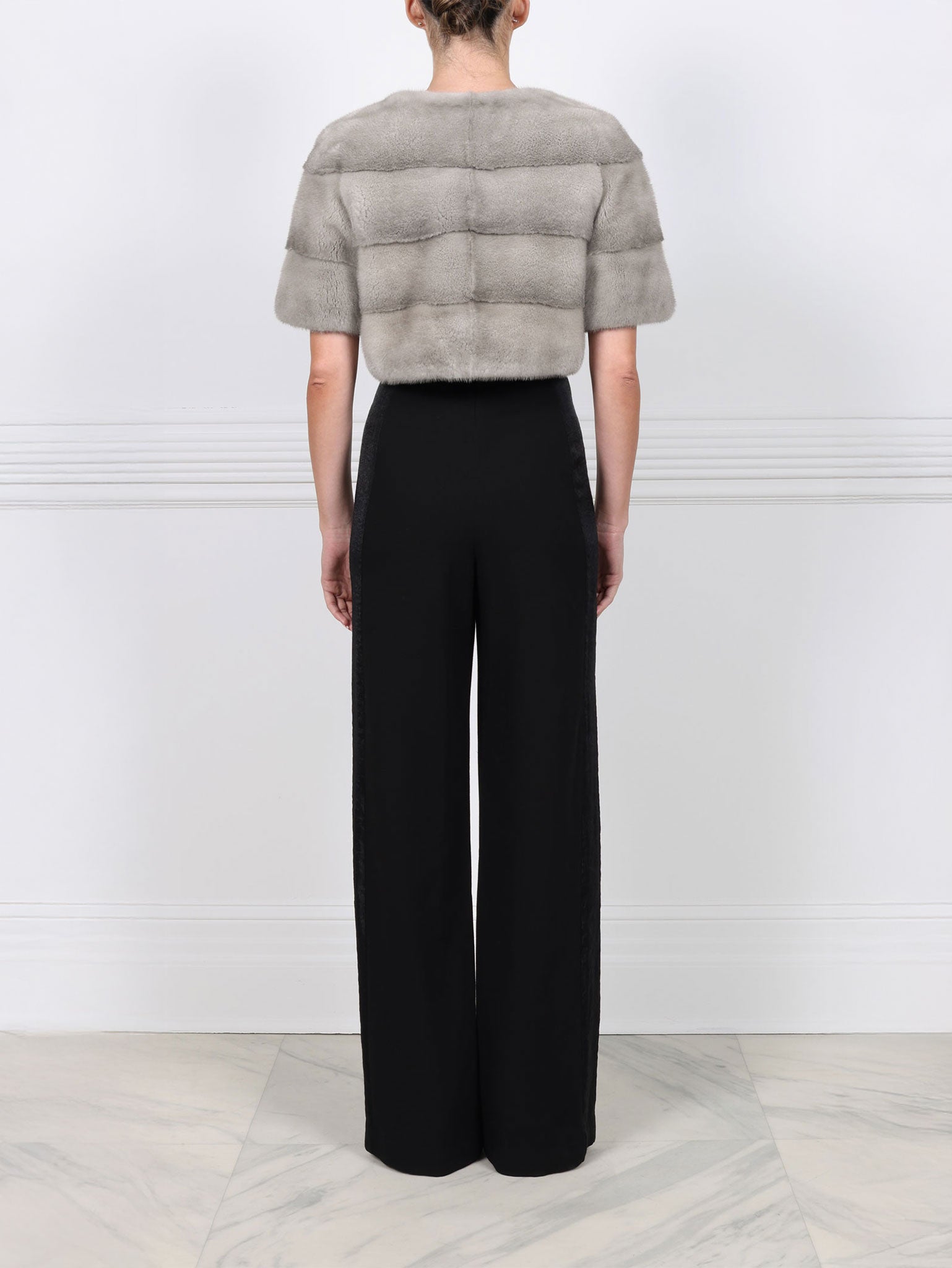 The Stratus Mink Fur Shrug