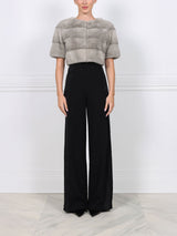 The Stratus Mink Fur Shrug