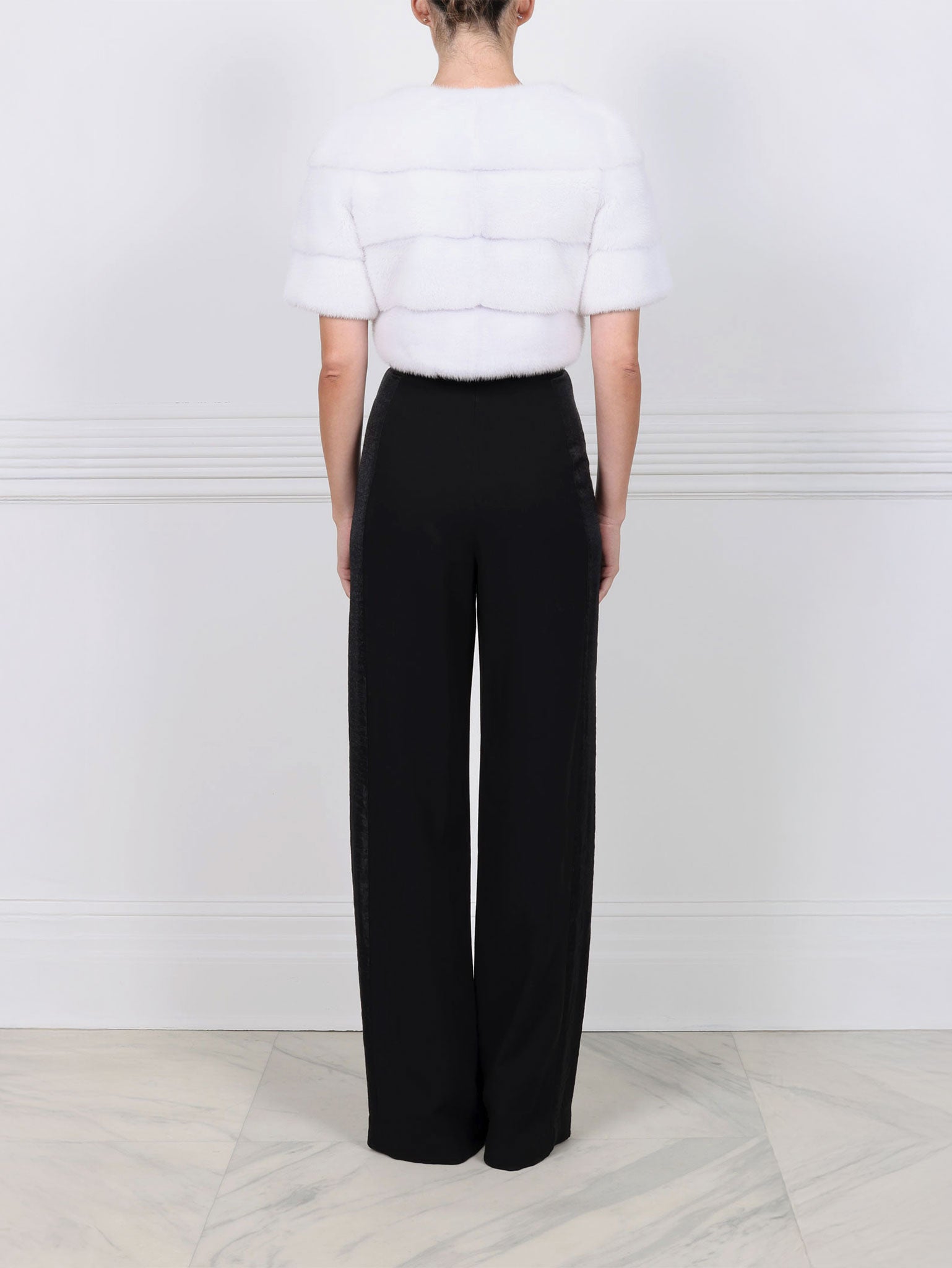 The Stratus Mink Fur Shrug