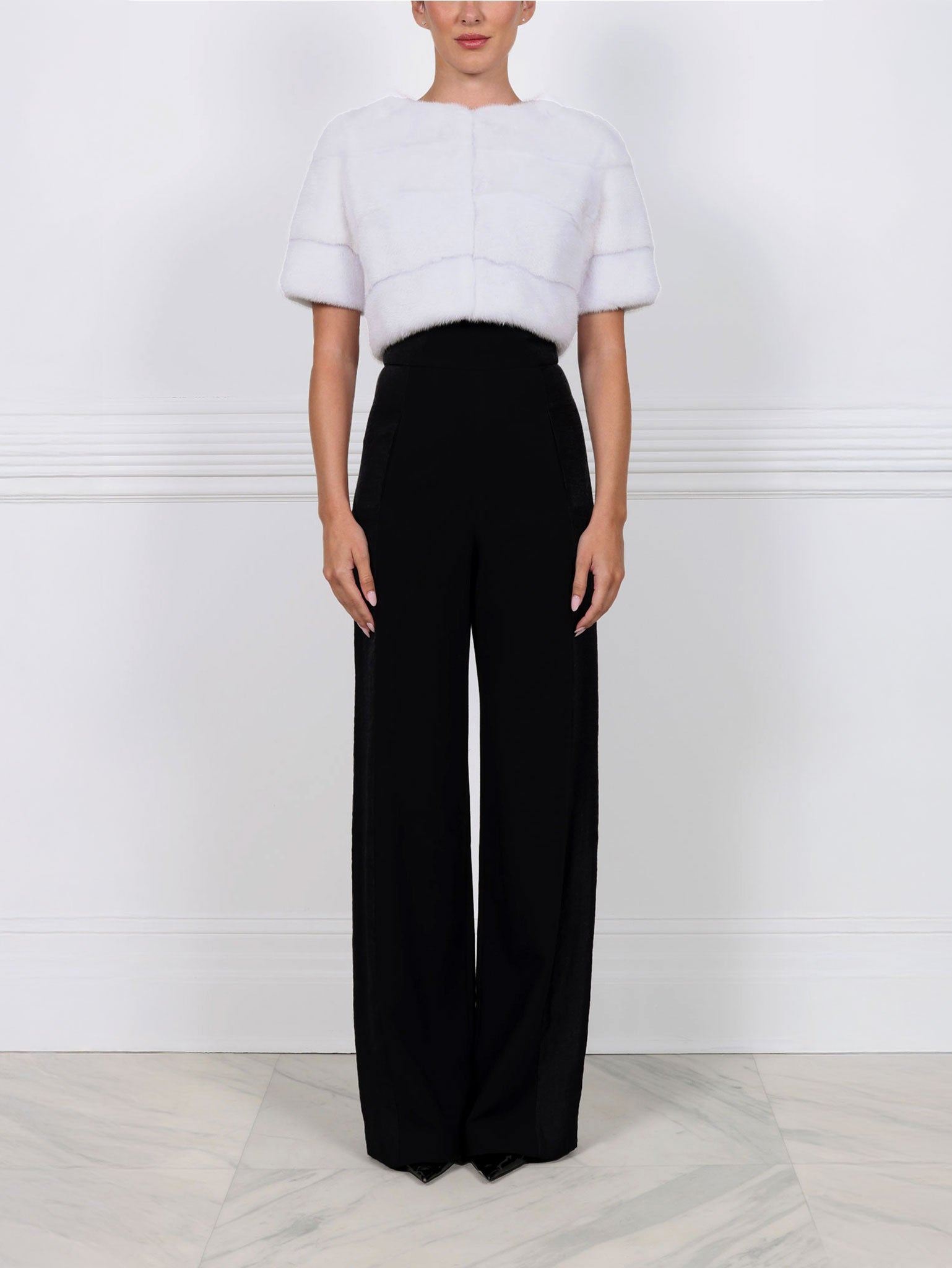 The Stratus Mink Fur Shrug