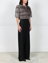 The Stratus Mink Fur Shrug