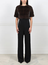 The Stratus Mink Fur Shrug