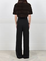 The Stratus Mink Fur Shrug