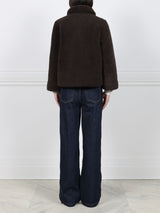 Curly Shearling Crop Jacket