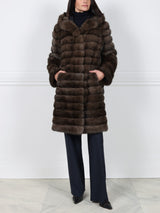 The Mia Sable Fur Storm Coat