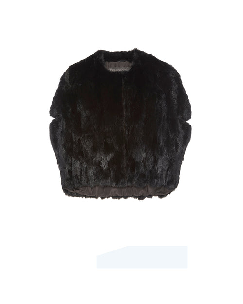 The Frannie Fur Cocoon Vest