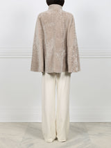 The Abigail Shearling Cape