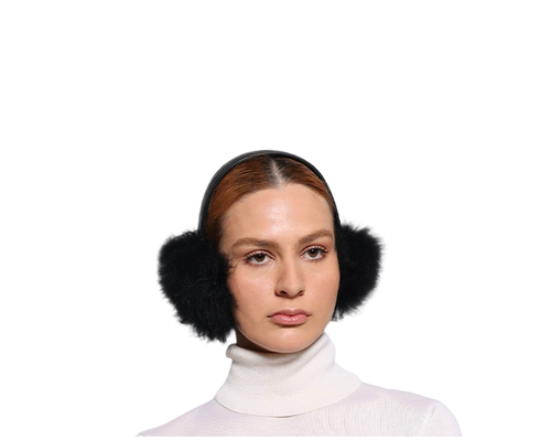 Solid Dyed  Shearling Earmuffs