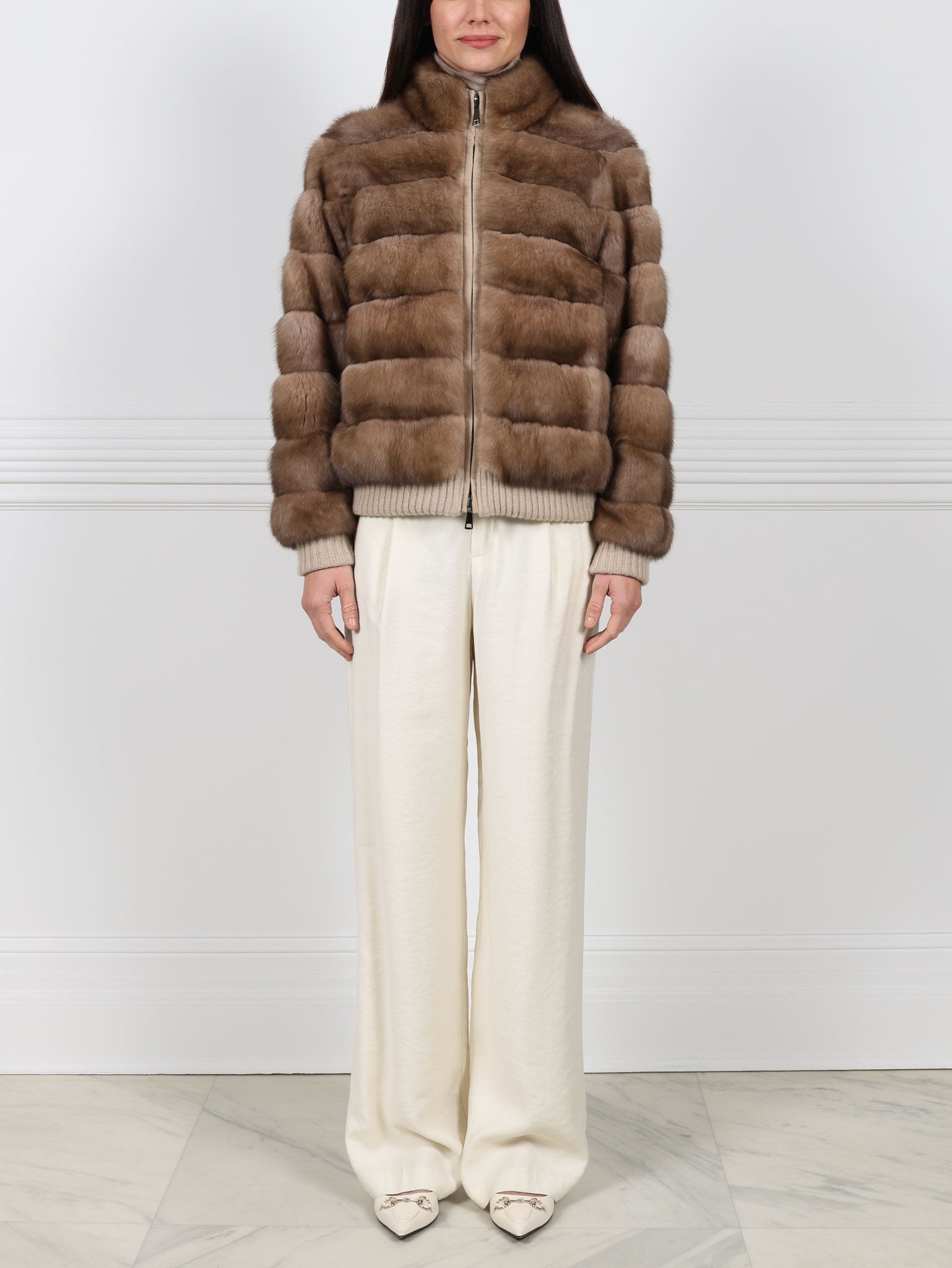 The Anya Sable Fur Jacket