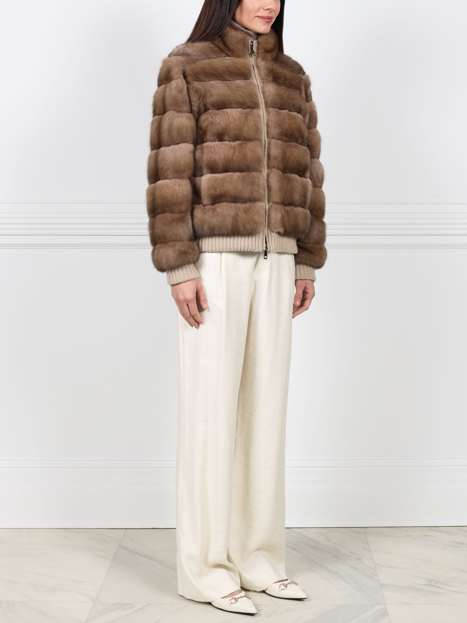 The Anya Sable Fur Jacket