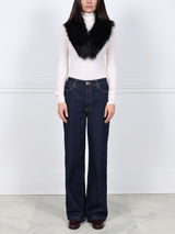 Silver Fox Fur Collar