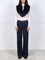 Silver Fox Fur Collar
